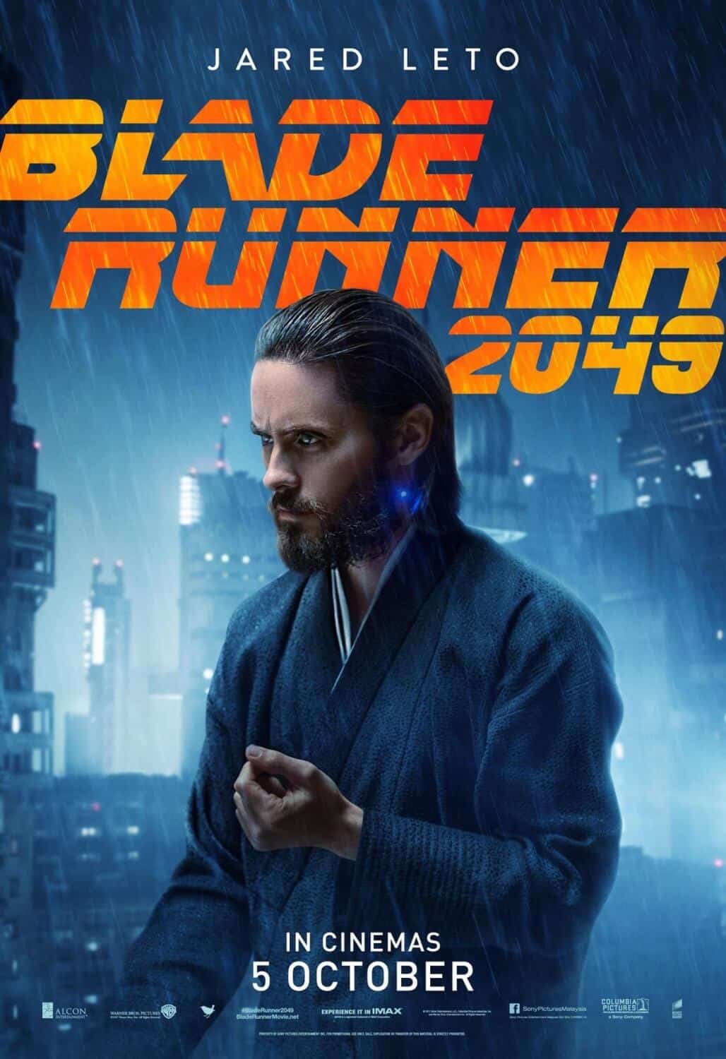 jared leto blade runner 2049 character poster