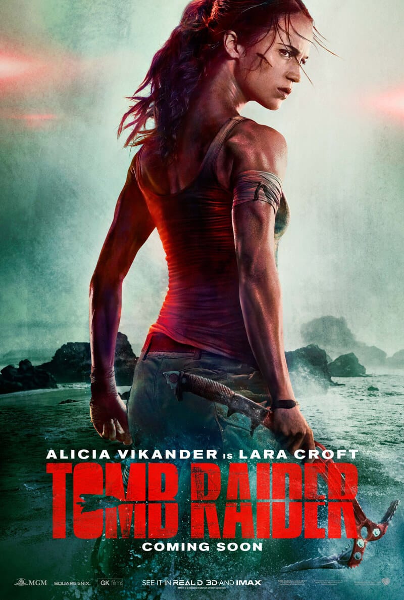 tomb raider alicia vikander poster