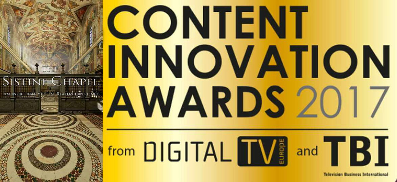 Cappella Sistina VR: la produzione Sky vince ai Content Innovation Awards 2017 di Cannes