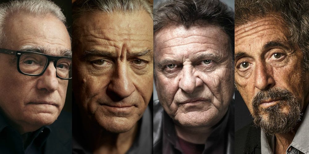 The Irishman: Al Pacino e Robert De Niro nelle nuove foto sul set