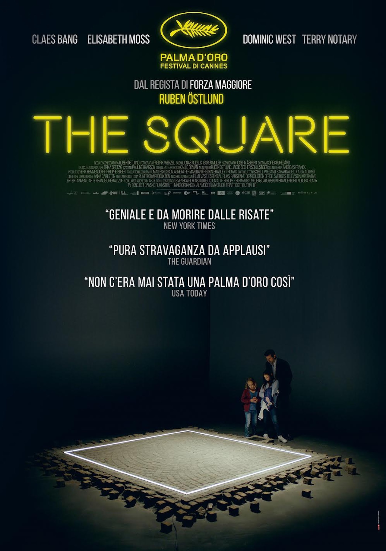 The Square poster italiano