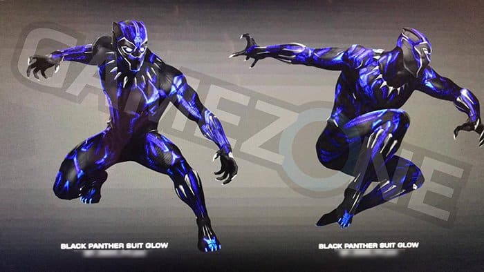 black panther costume luminoso