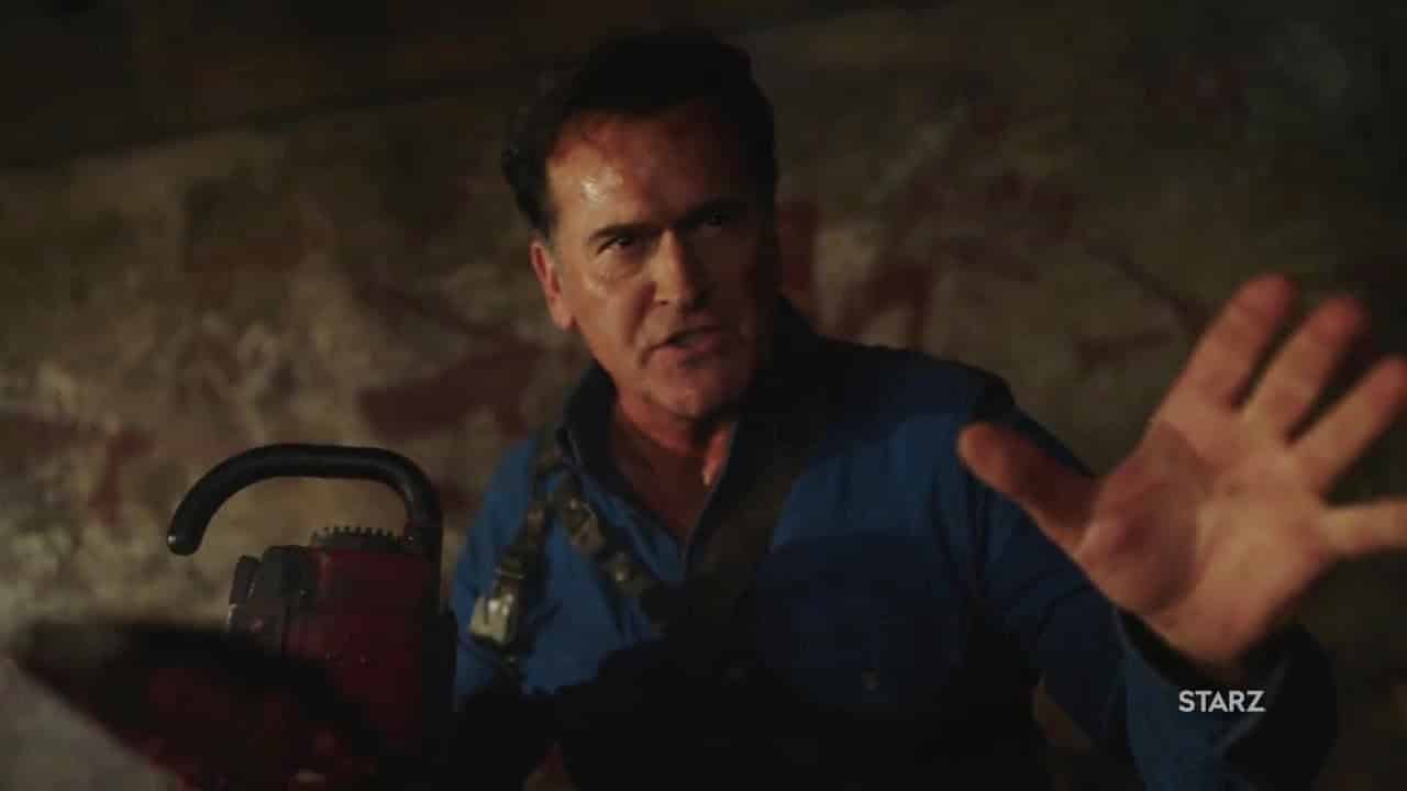 Ash vs Evil Dead 3: Bruce Campbell e la sua motosega nel teaser trailer