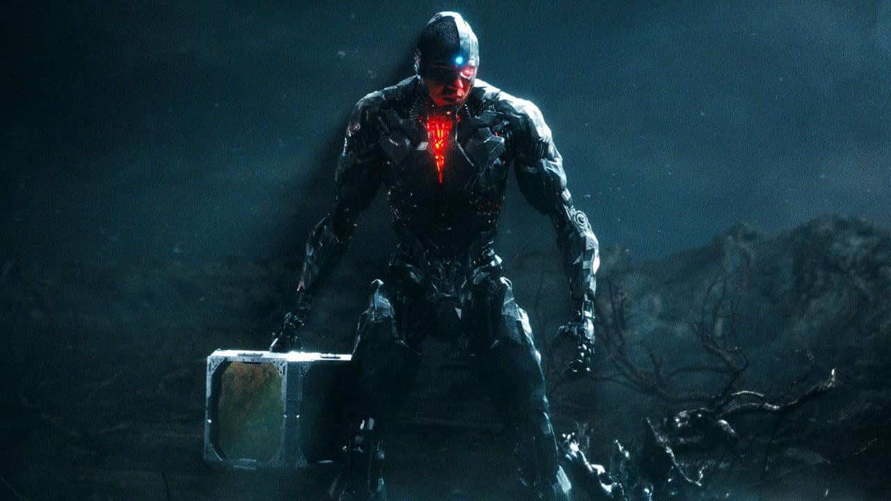 Ray Fisher e Zack Snyder in una foto dal set di Justice League