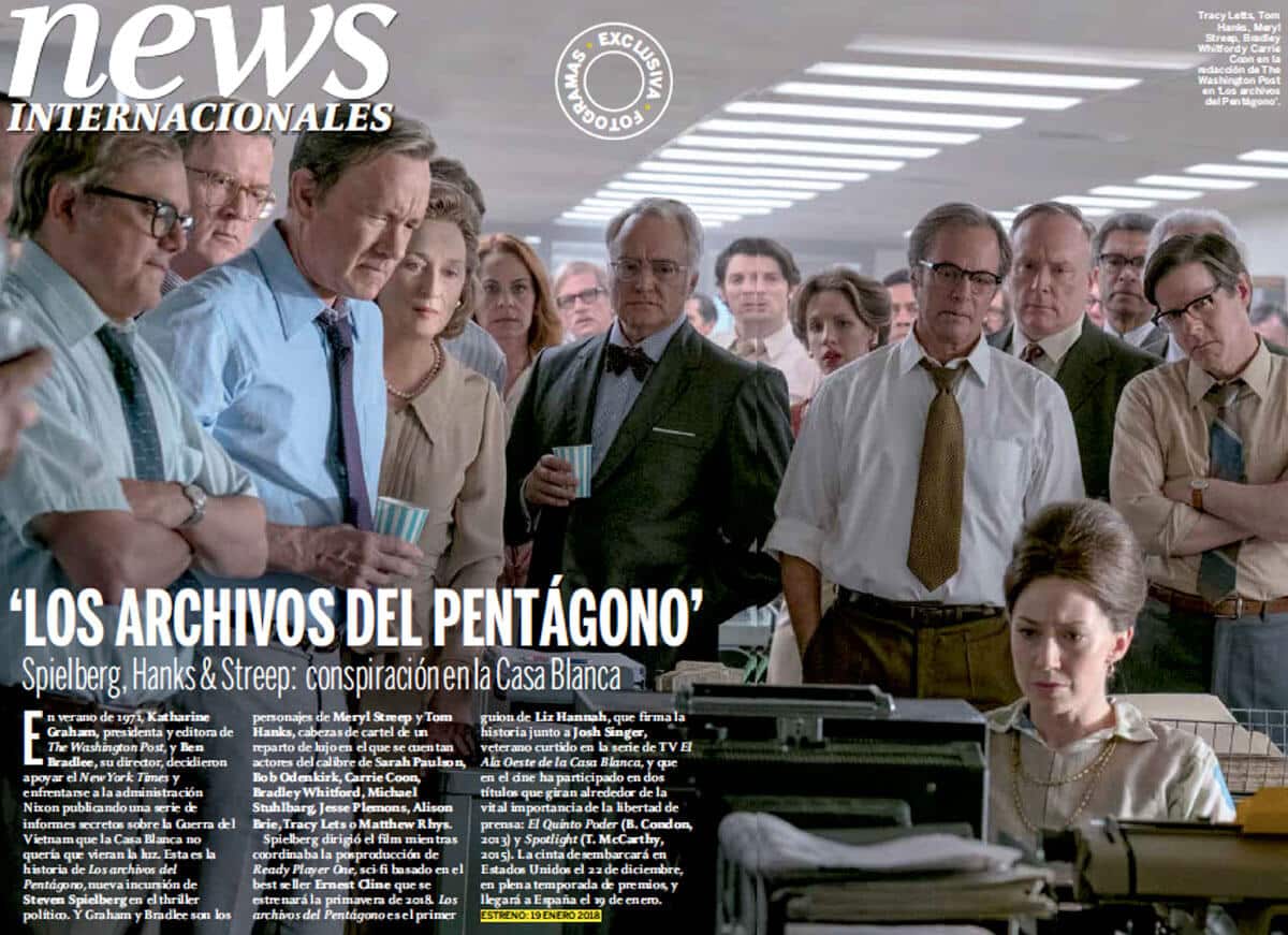 the post tom hanks meryl streep foto