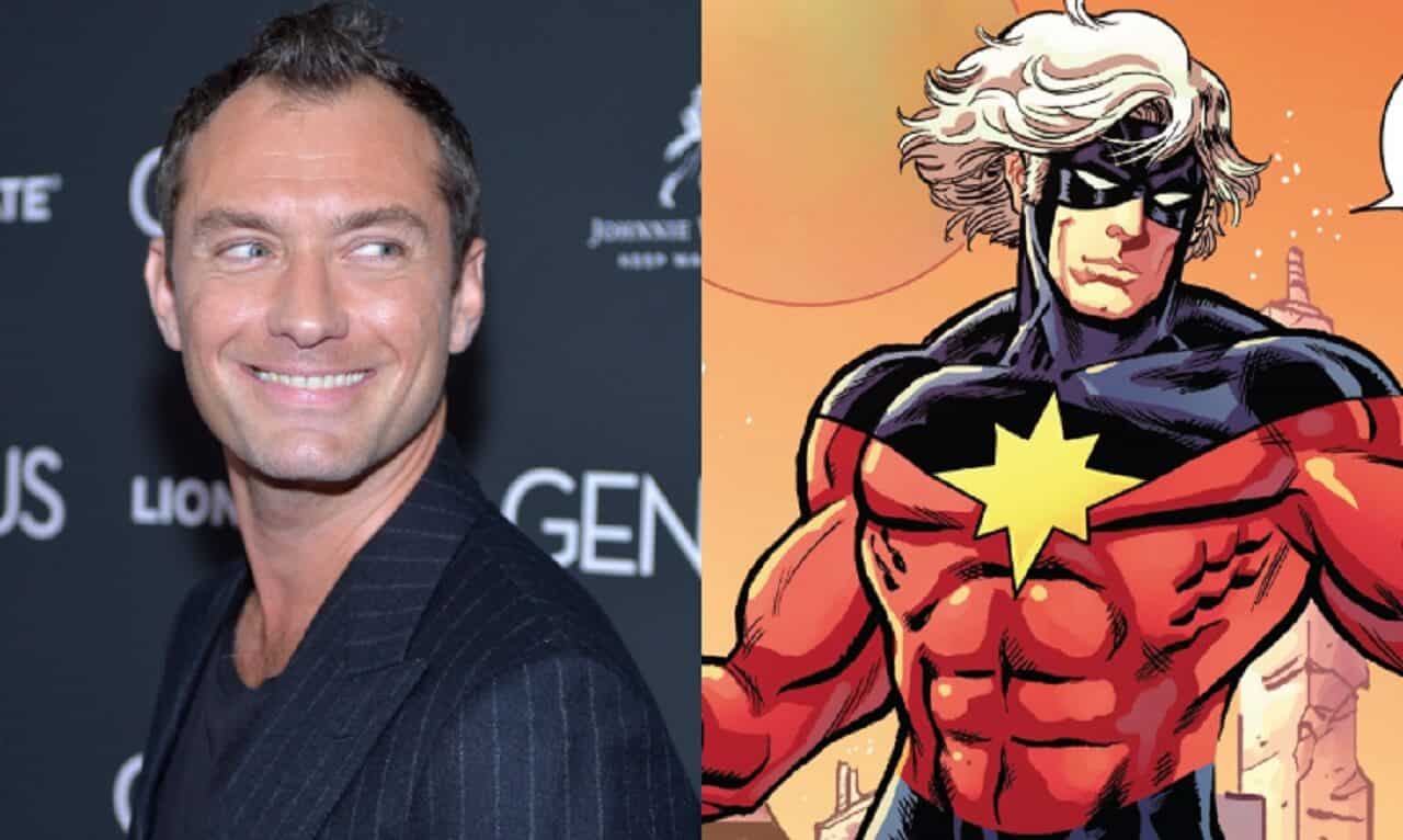 Jude Law: ecco il look che avrebbe come Mar-Vell in Captain Marvel