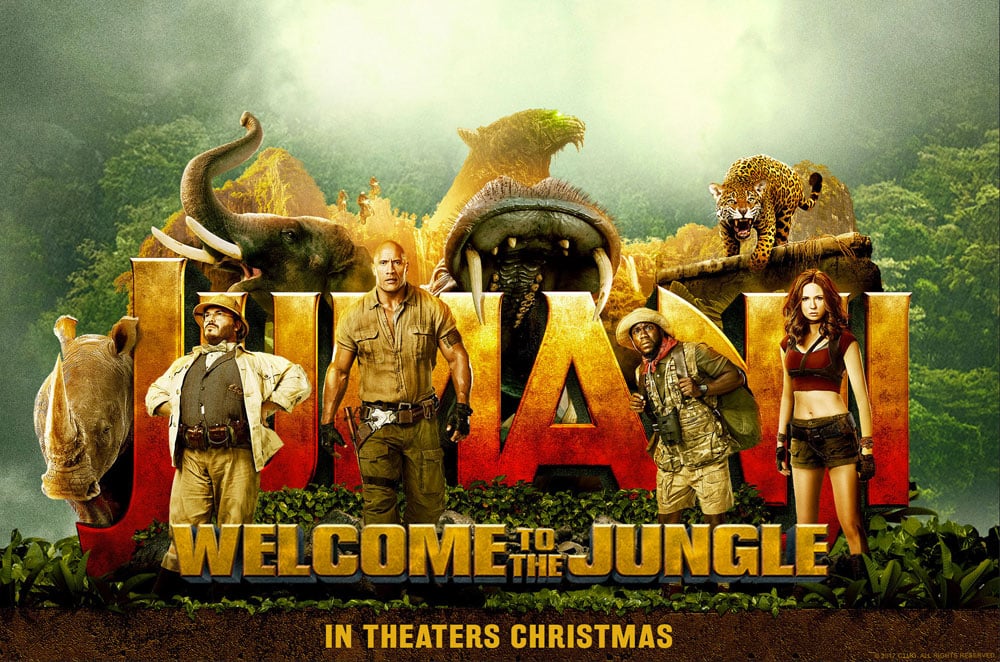 Jumanji – Benvenuti nella Giungla: il  nuovo trailer mostrato al Lucca Comics 2017