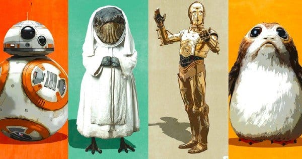 Star Wars: Gli ultimi Jedi – i nuovi poster con droidi, creature e armi
