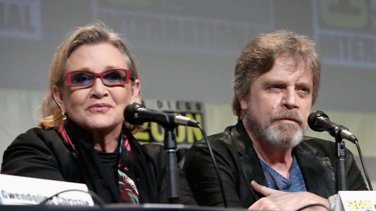 Carrie Fisher: il ricordo di Mark Hamill a un anno dalla morte