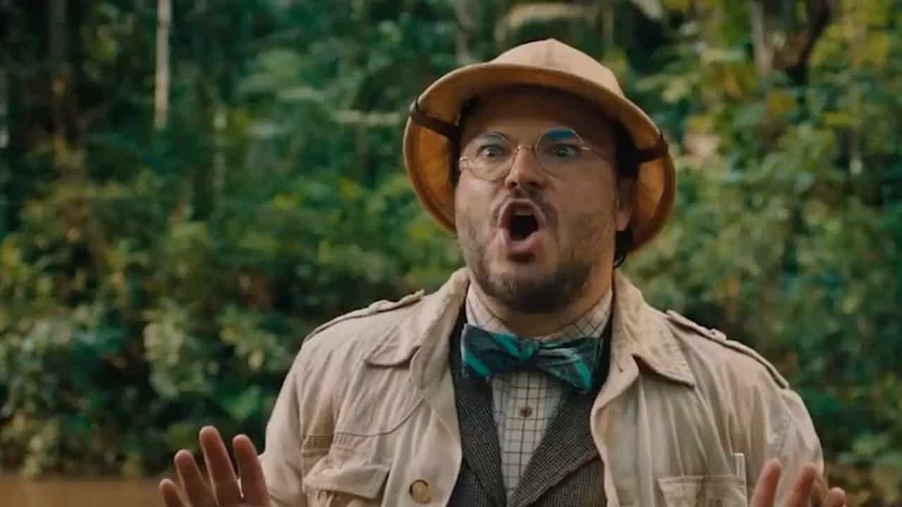 jack black, jumanji 3, cinematographe