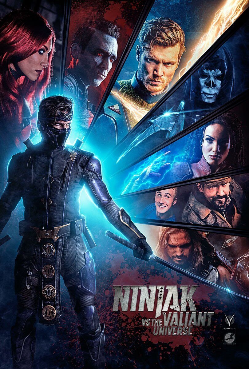 ninjak vs the valiant universe, poster, cinematographe