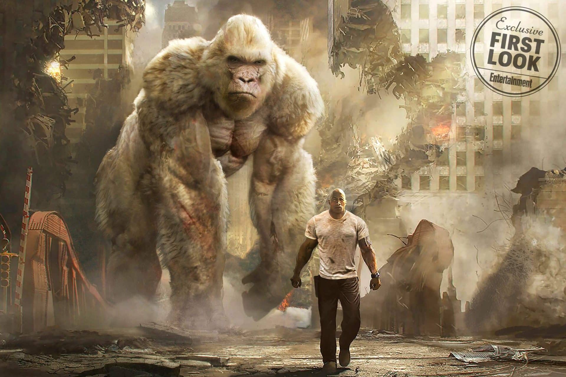 rampage - furia animale, cinematographe, dwayne johnson