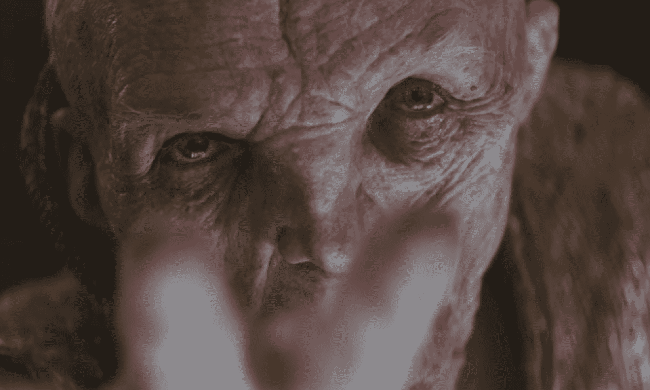 Star Wars: Gli ultimi Jedi – Rian Johnson parla di quella scena con Snoke