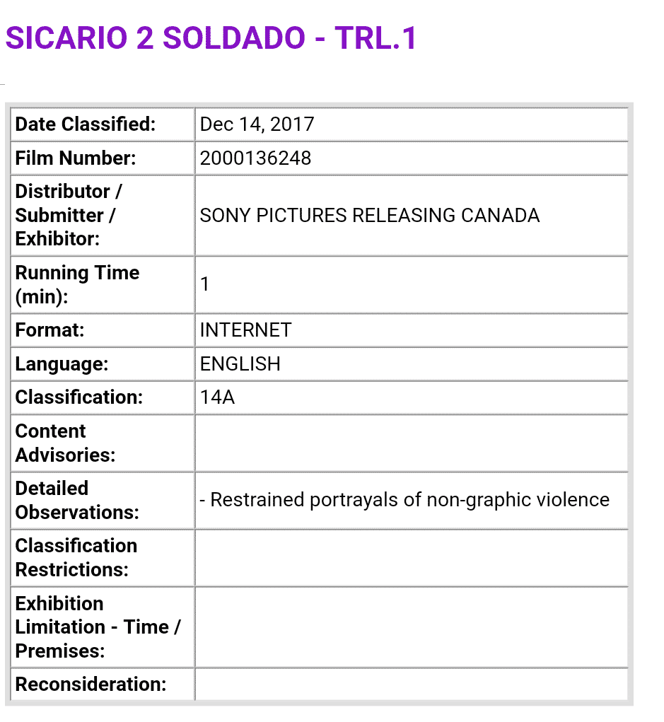 sicario 2: soldado, cinematografíe