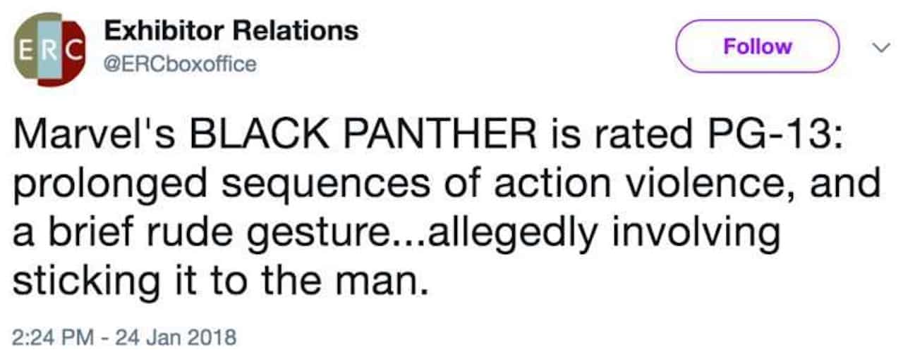 Black Panther Cinematographe