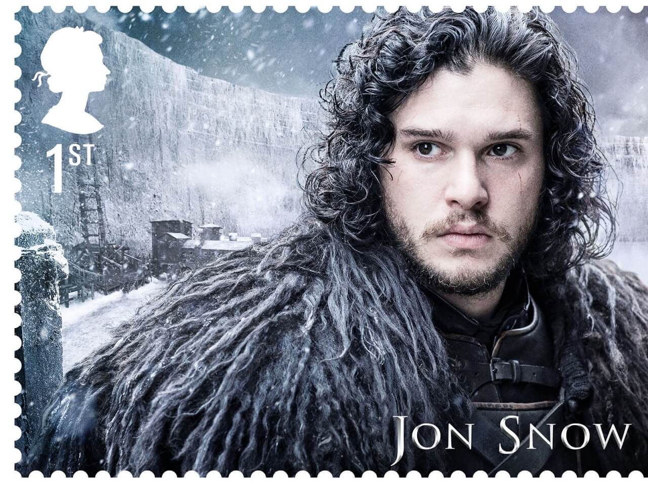 Il Trono di Spade: Jon Snow, Arya Stark e tanti altri nei francobolli UK