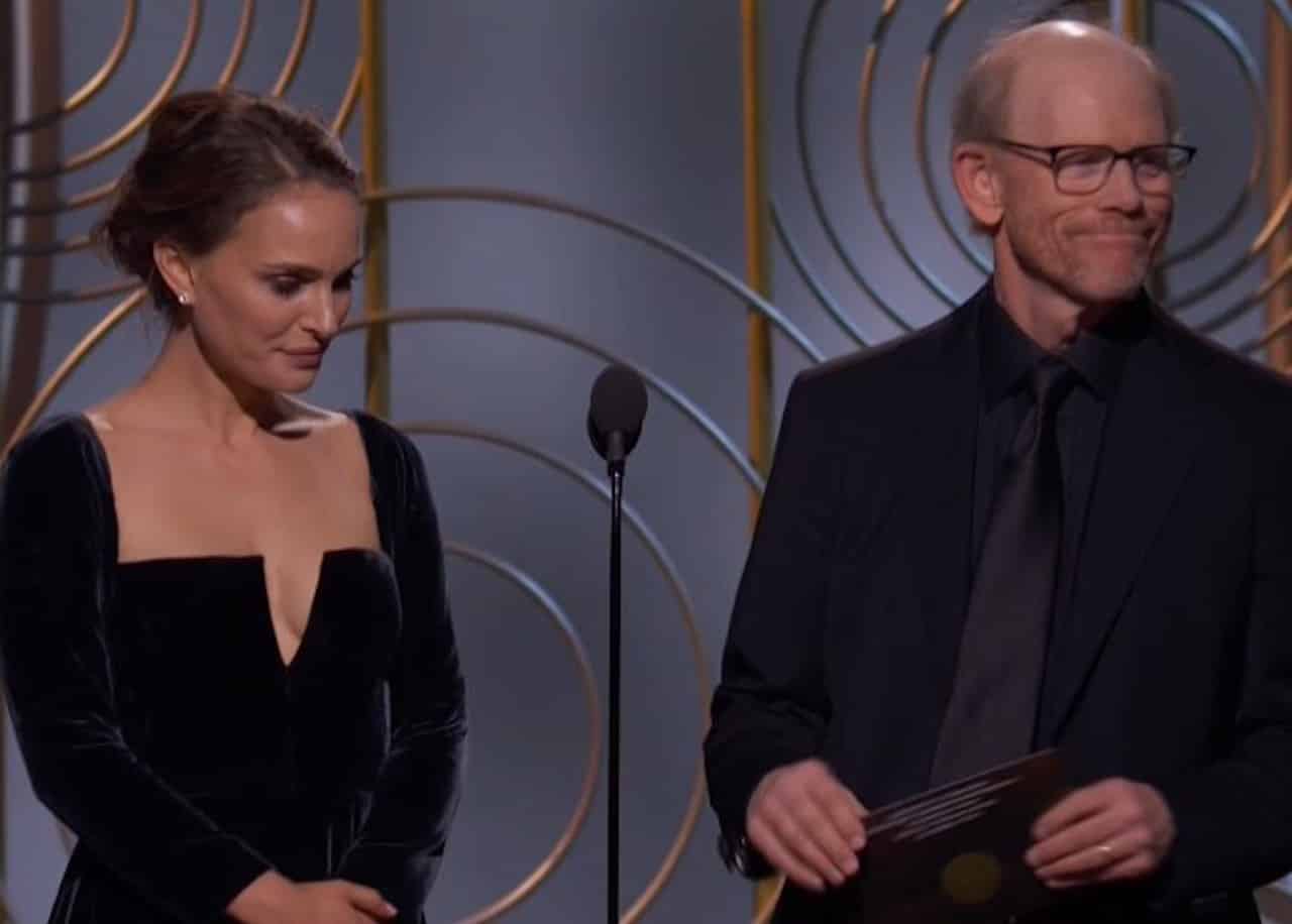 Golden Globe 2018 – Natalie Portman: “nominati solo registi maschi”