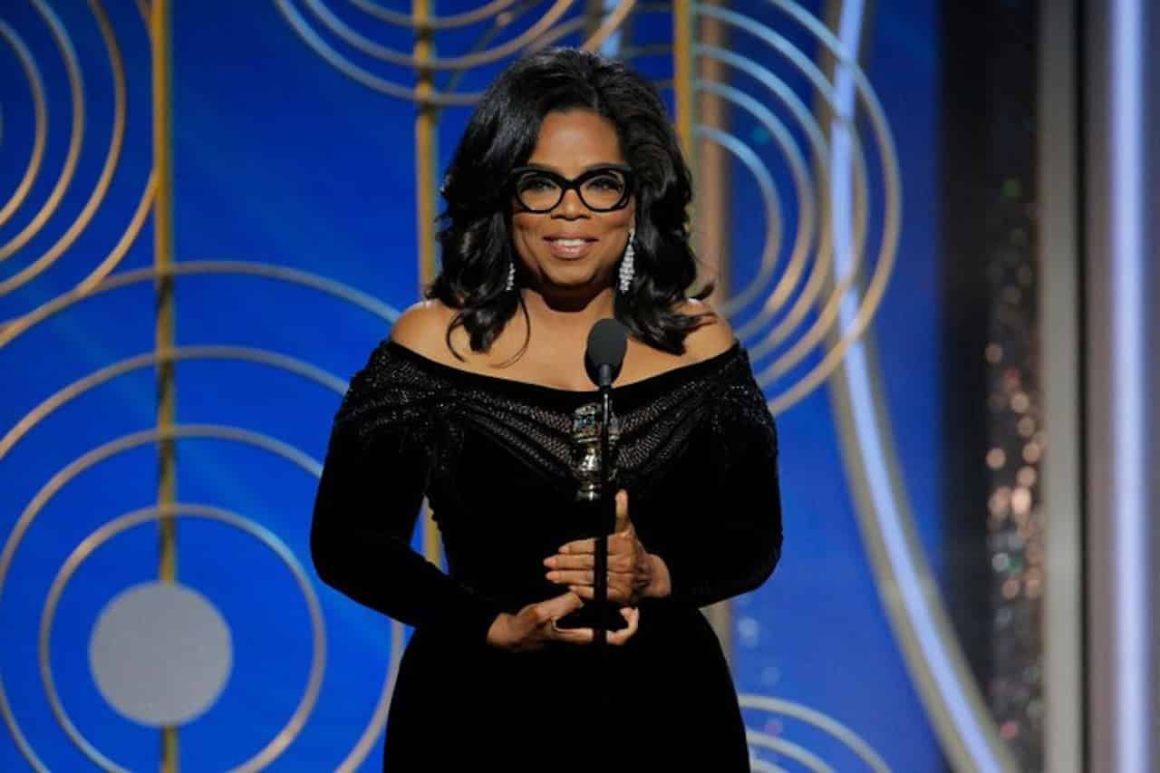 Golden Globe 2018: Oprah Winfrey riceve il Cecil B. DeMille Award