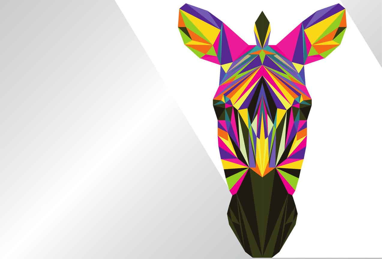 28° Festival del Cinema Africano: la zebra prismatica nel poster