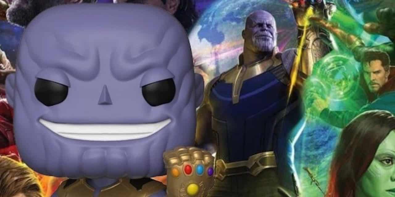Avengers: Infinity War – un Funko POP! mostra Thanos sorridente