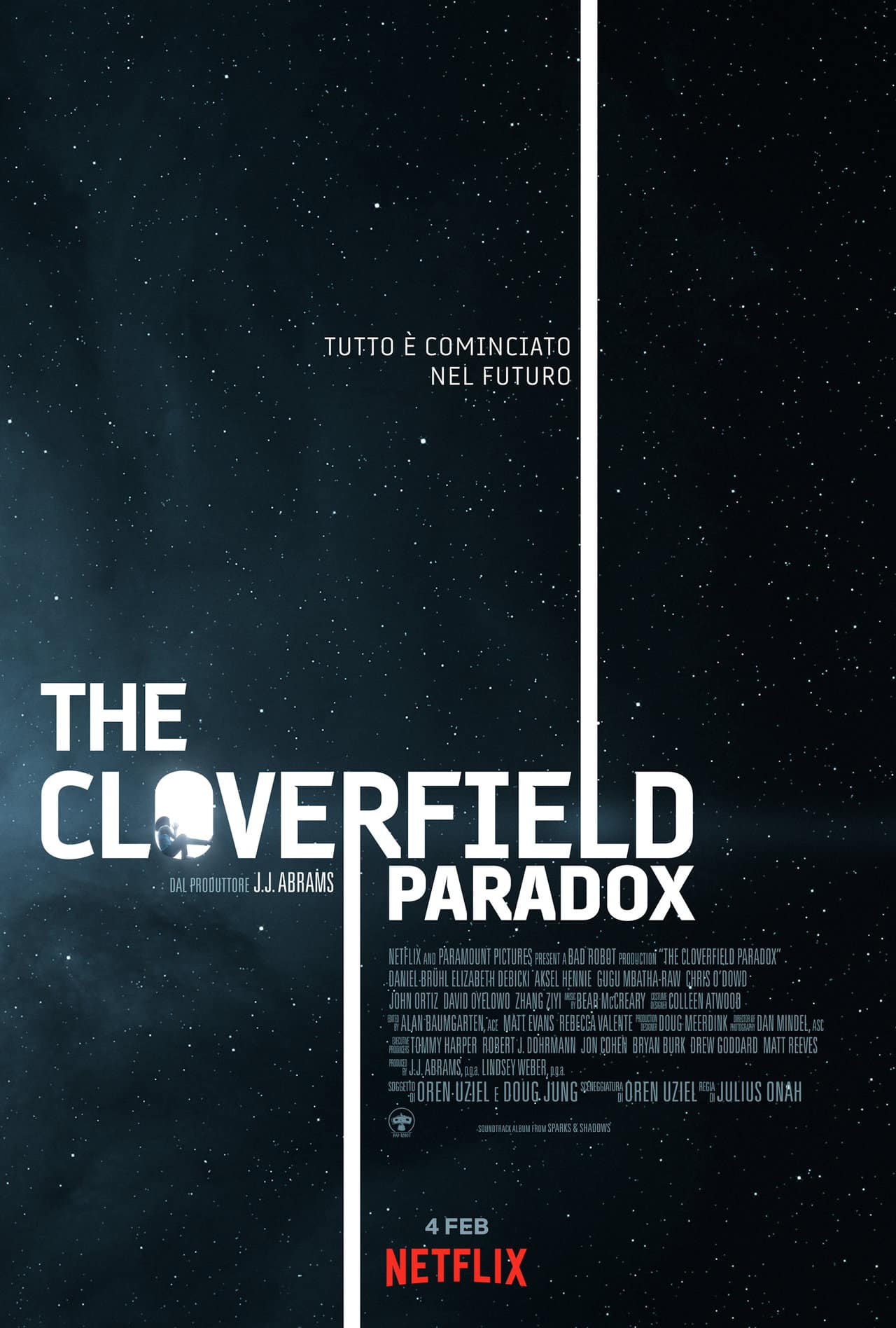 The Cloverfield Paradox poster, Cinematographe.it