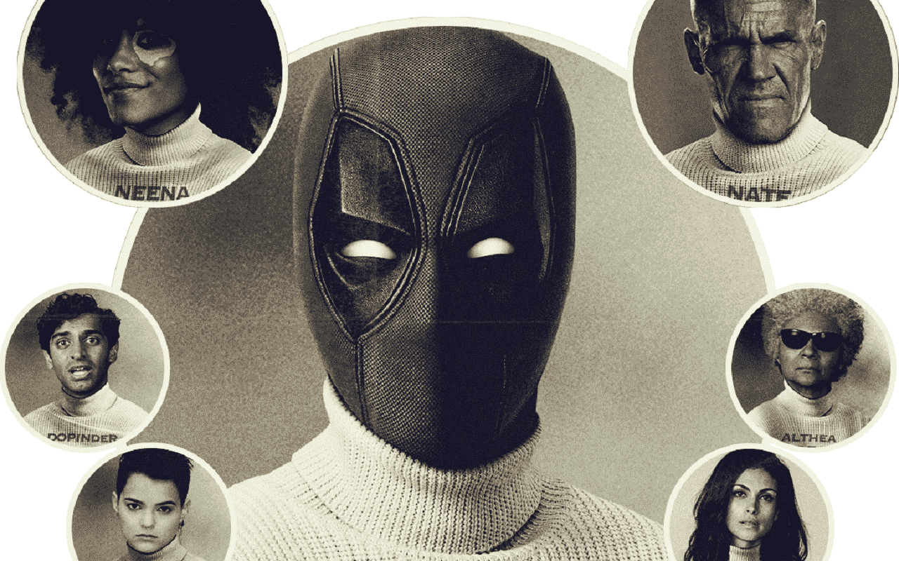 Deadpool 2: il cast in maglione a collo alto nella nuova foto