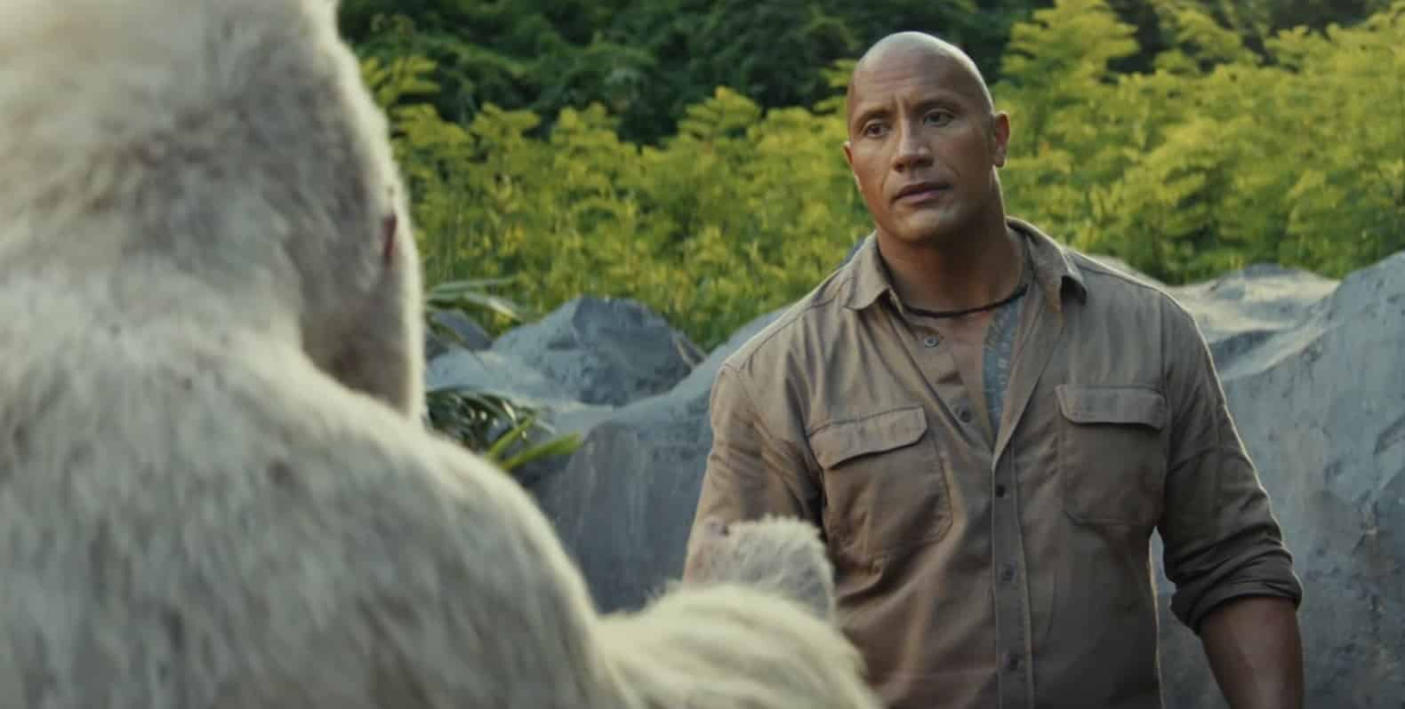 Rampage – Furia animale: poster ufficiale del film con Dwayne Johnson