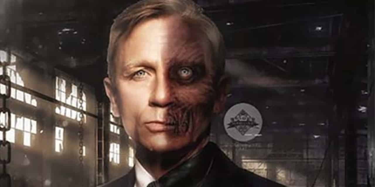 Daniel Craig nei panni di Due Facce, in una nuova fan art