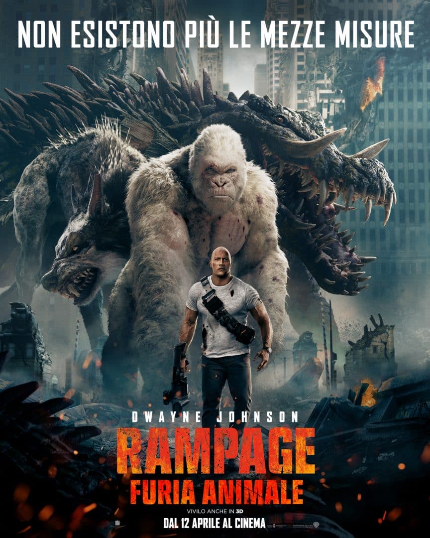 Rampage - Furia animale, poster, Cinematographe
