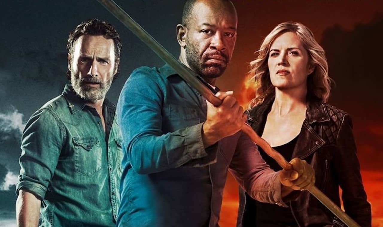 The Walking Dead: i mondi si scontrano nel poster del crossover con Fear