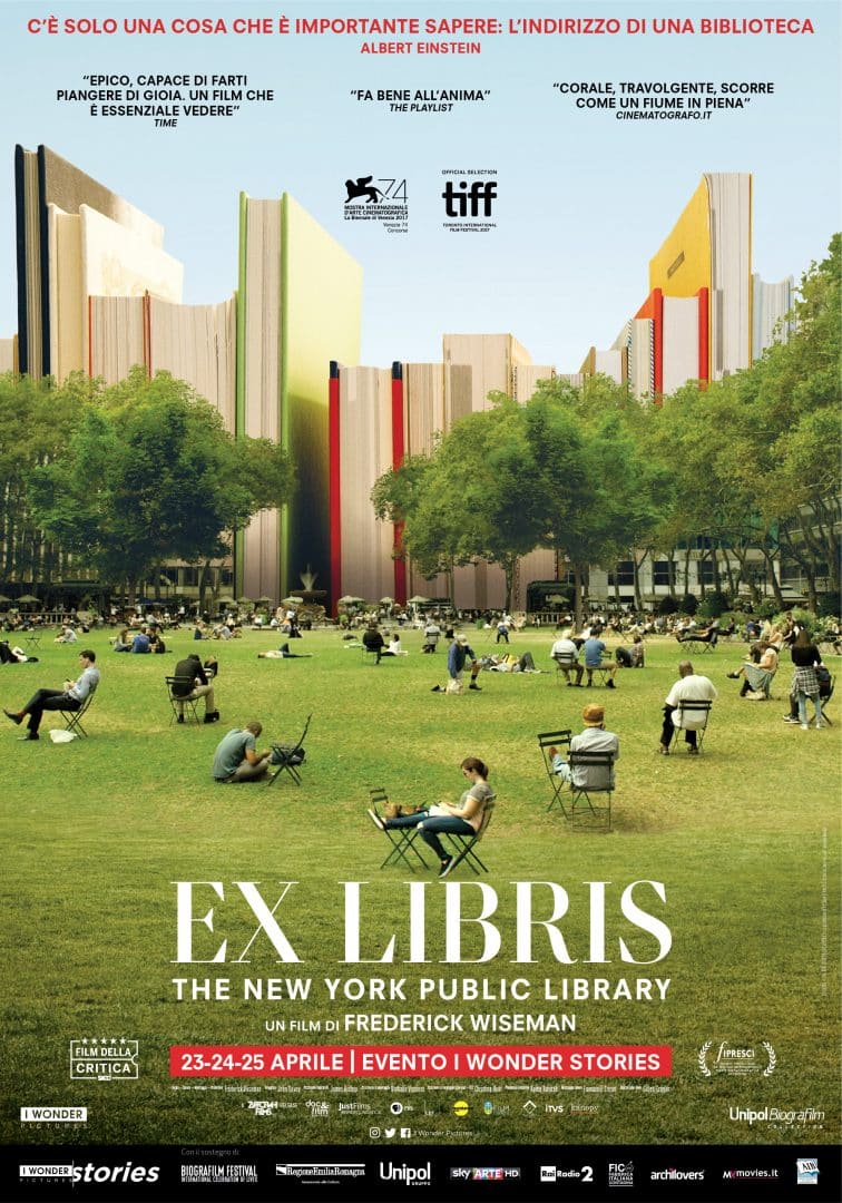 Ex Libris poster Cinematographe