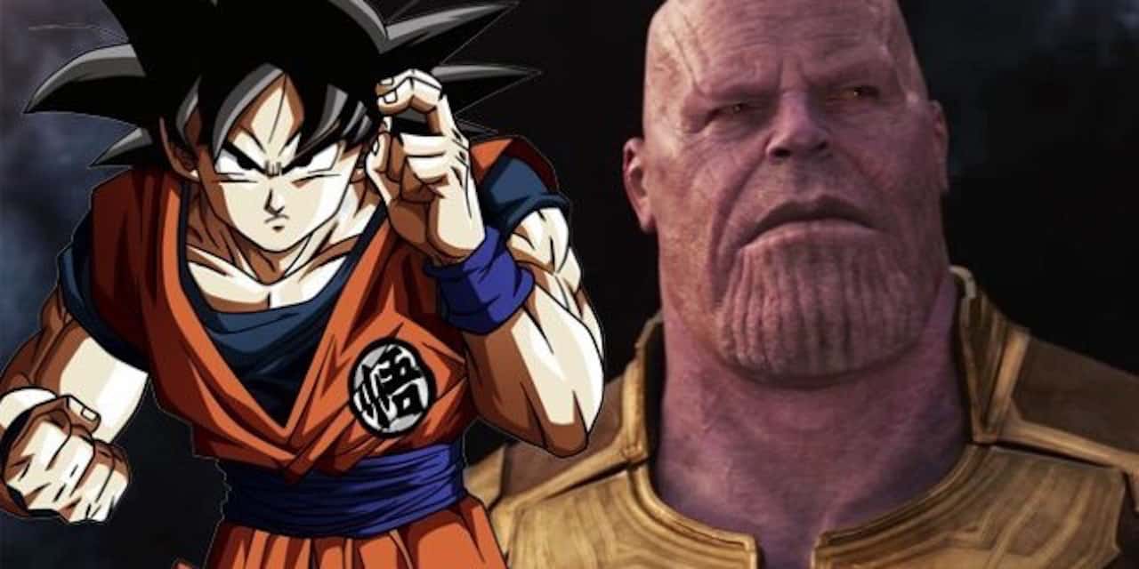 Thanos combatte contro Goku in un mash-up di Avengers e Dragon Ball