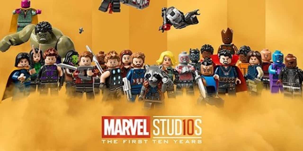 Universo Cinematografico Marvel: il poster LEGO per celebrare i 10 anni