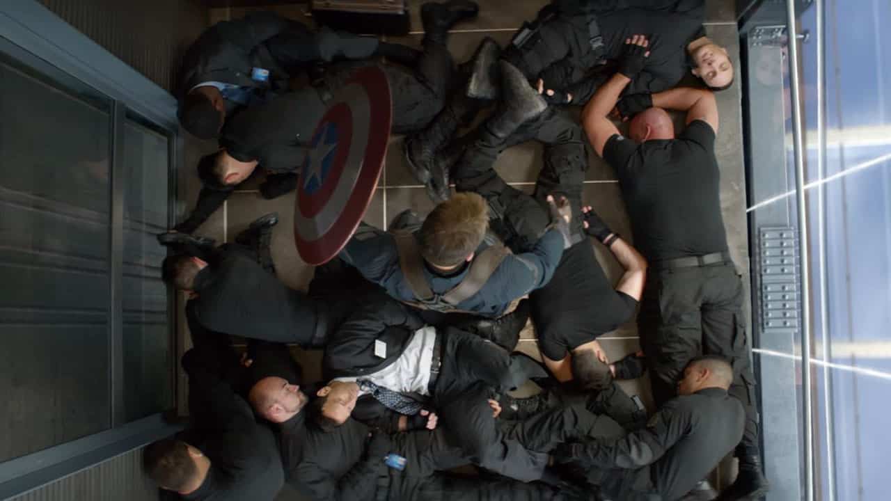 Chris Evans negli allenamenti per Captain America: The Winter Soldier