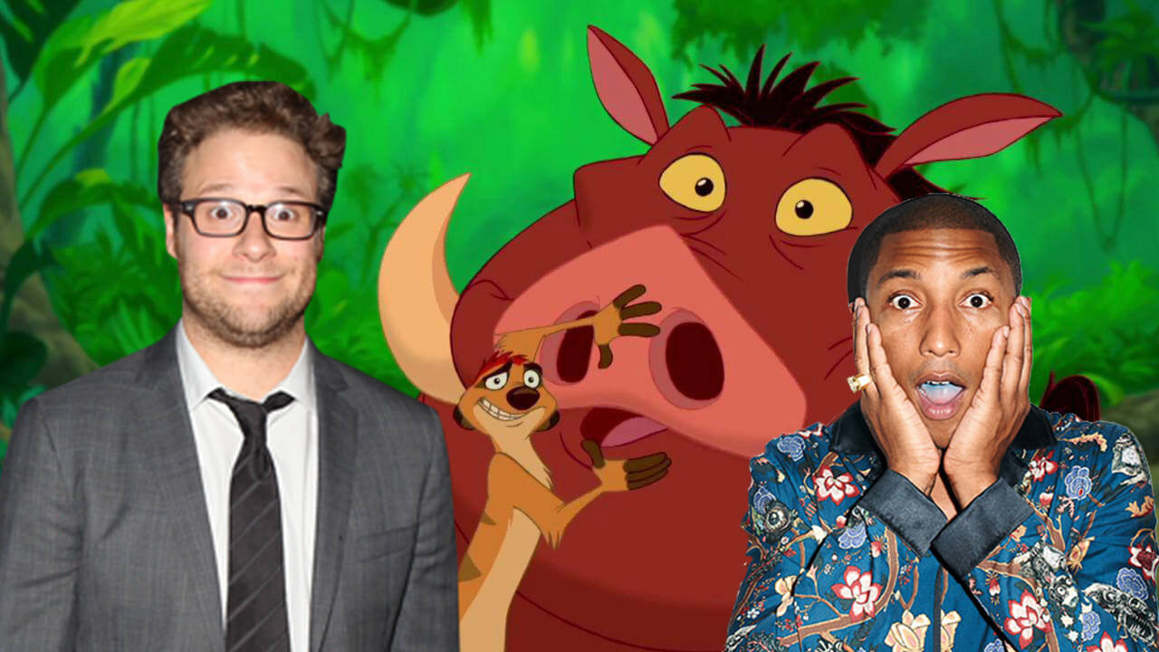 Il re leone: Seth Rogen ha fatto disperare Pharrell Williams