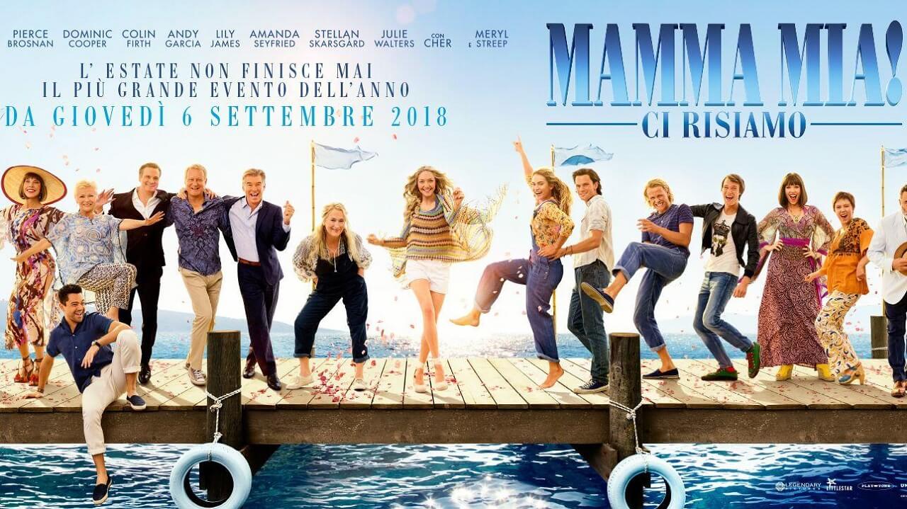 Mamma Mia! Ci risiamo: i protagonisti riuniti nel nuovo poster del sequel