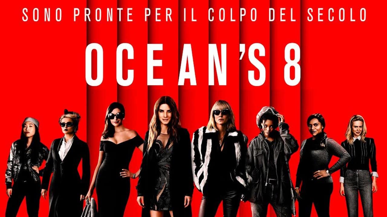 Ocean’s 8: poster italiano del film con Sandra Bullock