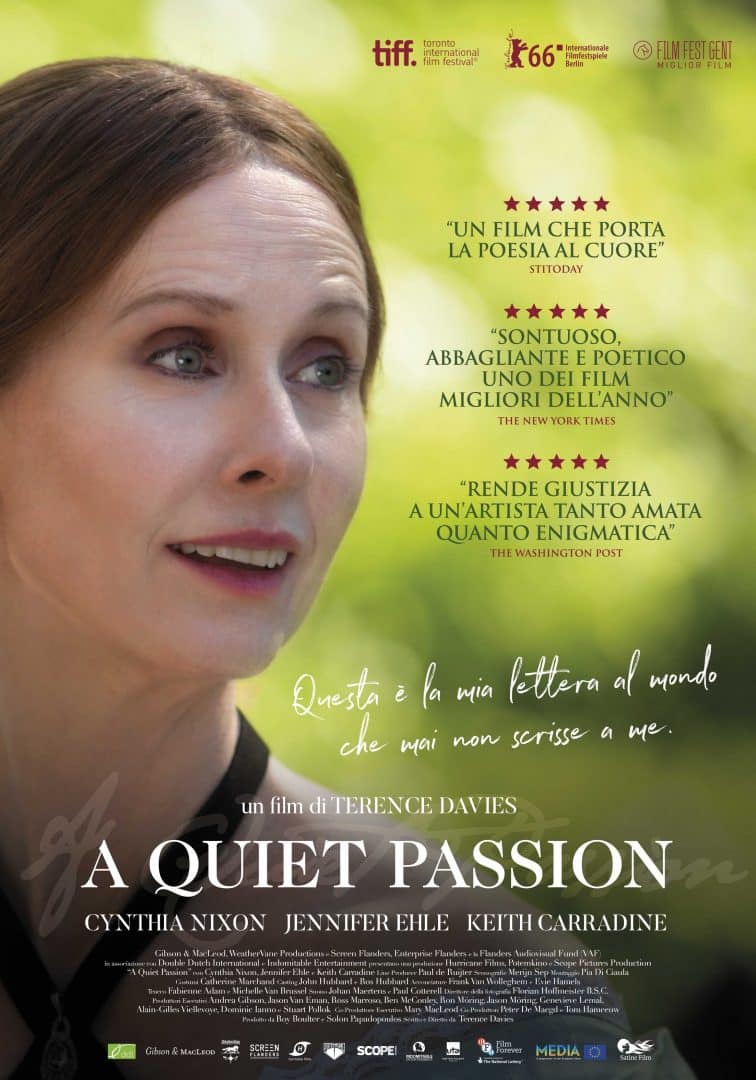 A Quiet Passion poster Cinematographe.it