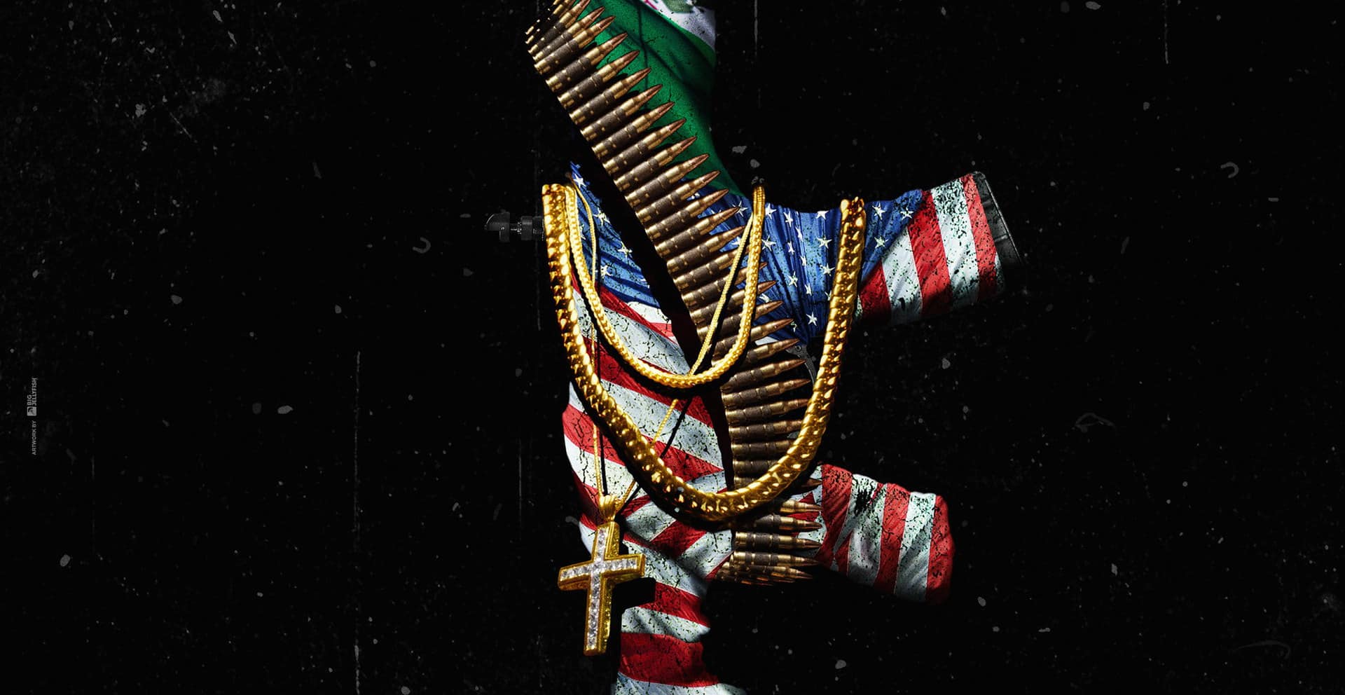 Soldado: proiettili, bandiere e croci d’oro nel teaser poster del film