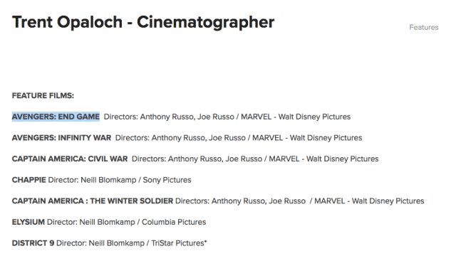 Avengers 4: Cinematographe.it