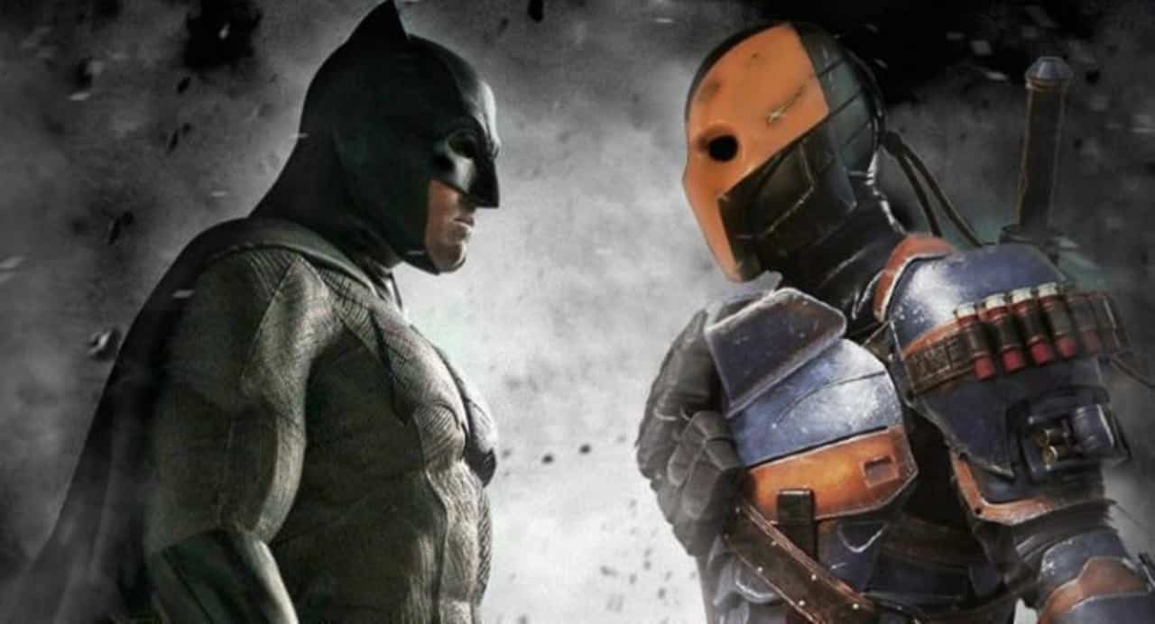 The Batman: il Cavaliere Oscuro contro Deathstroke in un artwork