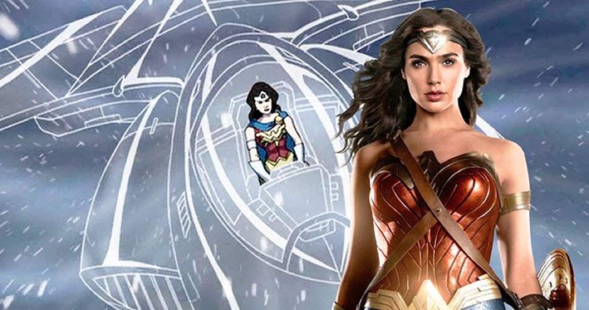 Wonder Woman 1984: Diana sta usando il jet invisibile in una nuova fan art