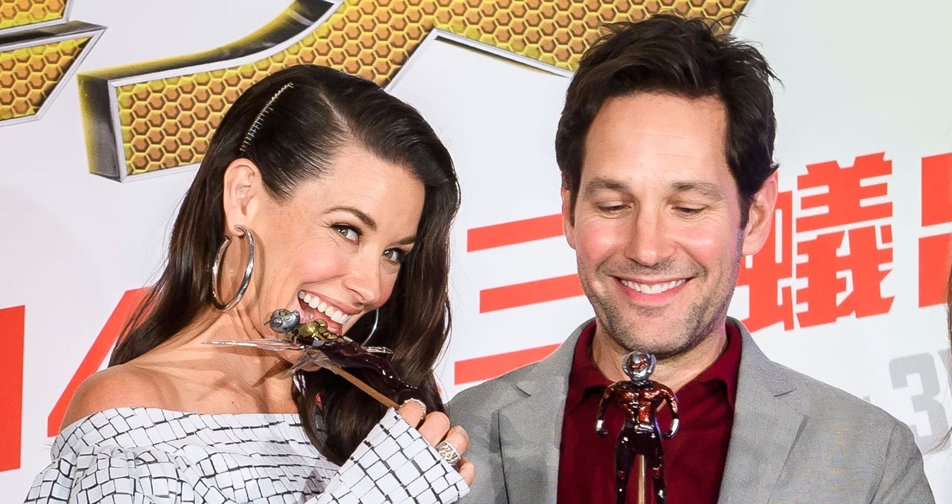 Paul Rudd ed Evangeline Lilly al Giffoni 2018 per Ant-Man and The Wasp