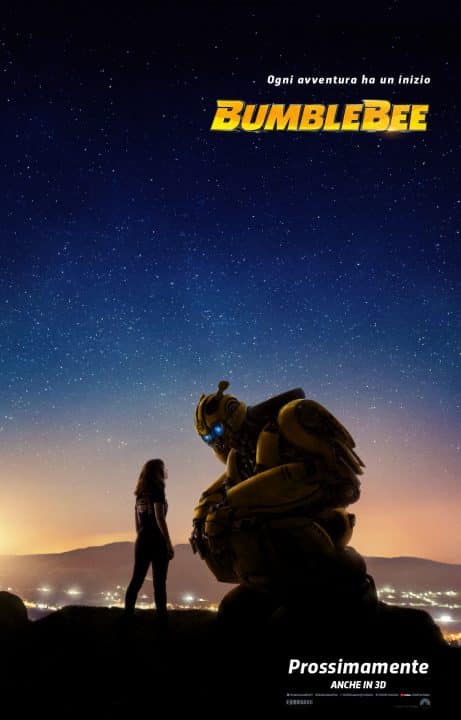 Bumblebee poster Cinematographe.it