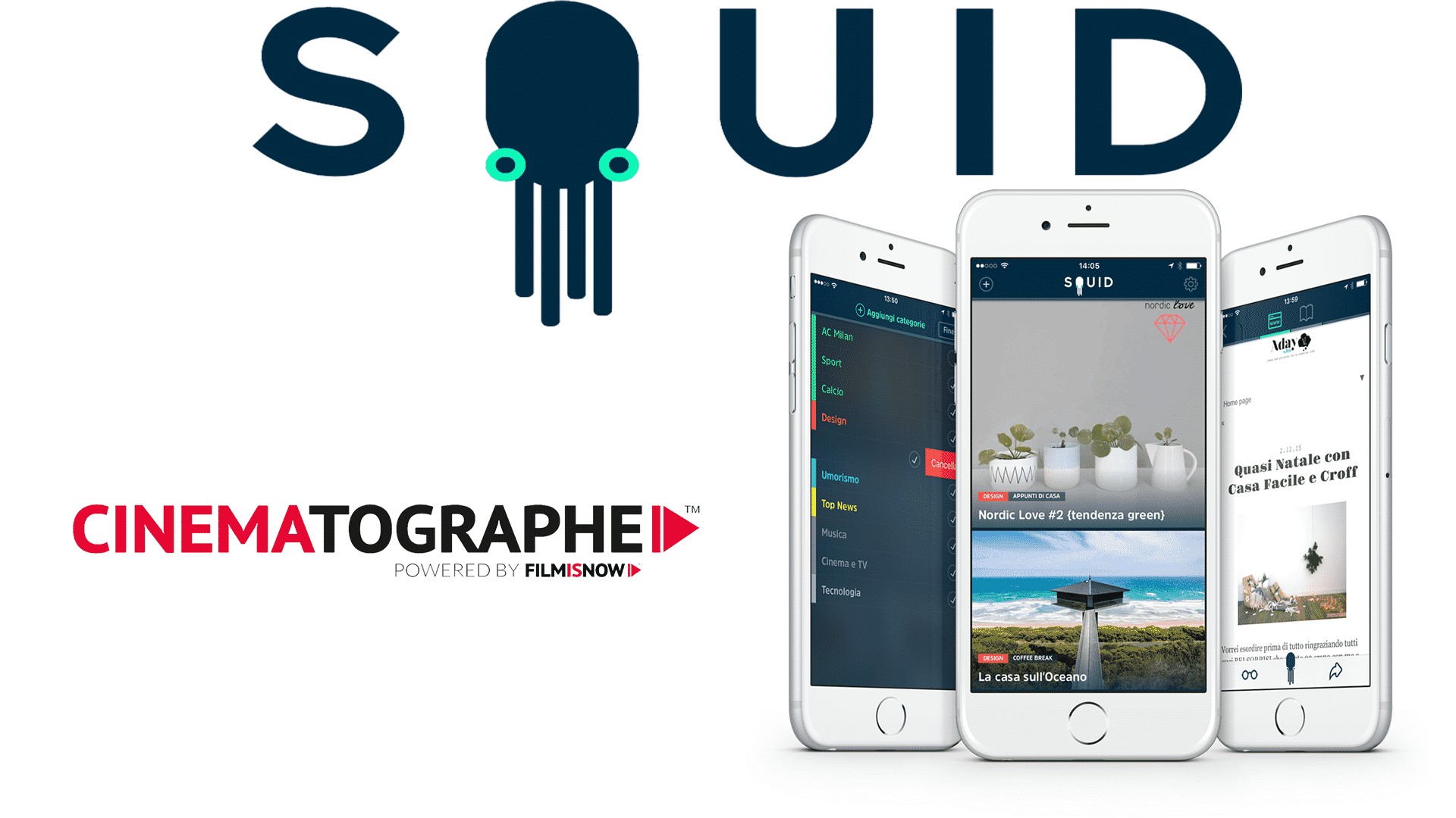 Cinematographe.it arriva su SQUID, l’App di notizie per i millennials