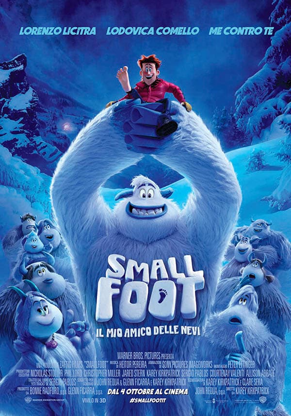 Smallfoot-il-mio-amico-delle-nevi-Poster-Italia, cinematographe.it
