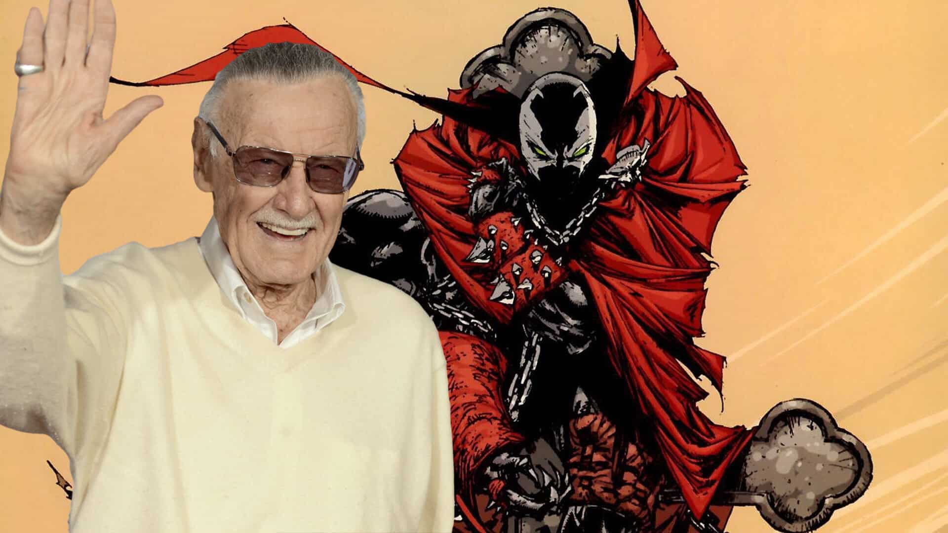 Spawn: il regista Todd McFarlane in una foto con Stan Lee