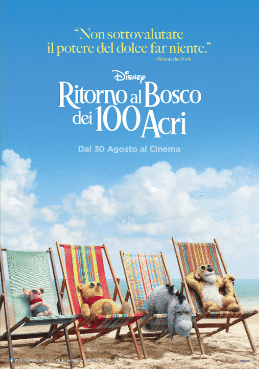 Ritorno al Bosco dei 100 Acri poster estivo Cinematographe.it