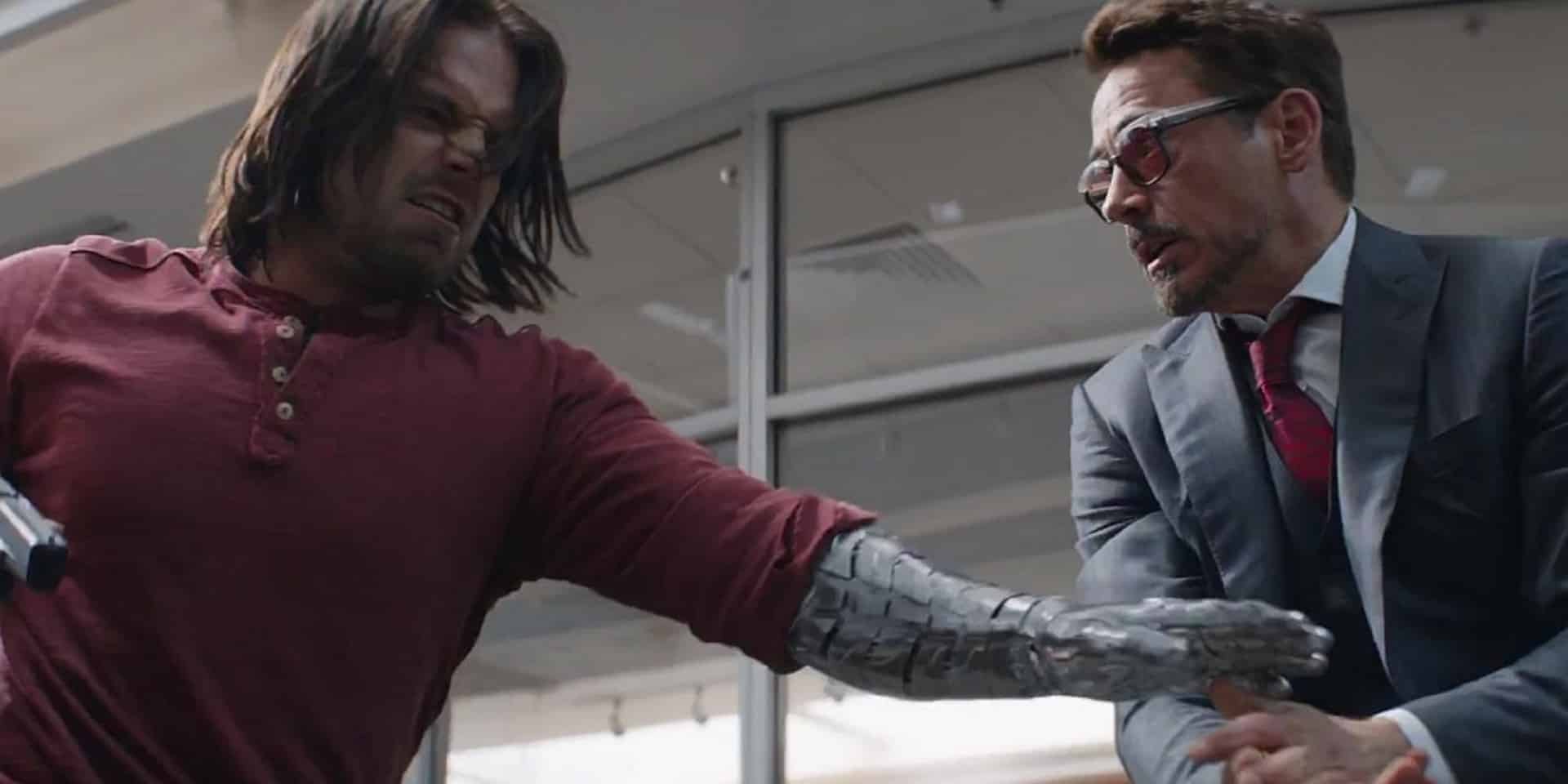 Captain America: Civil War – Bucky e Iron Man si riposano in una foto dal set