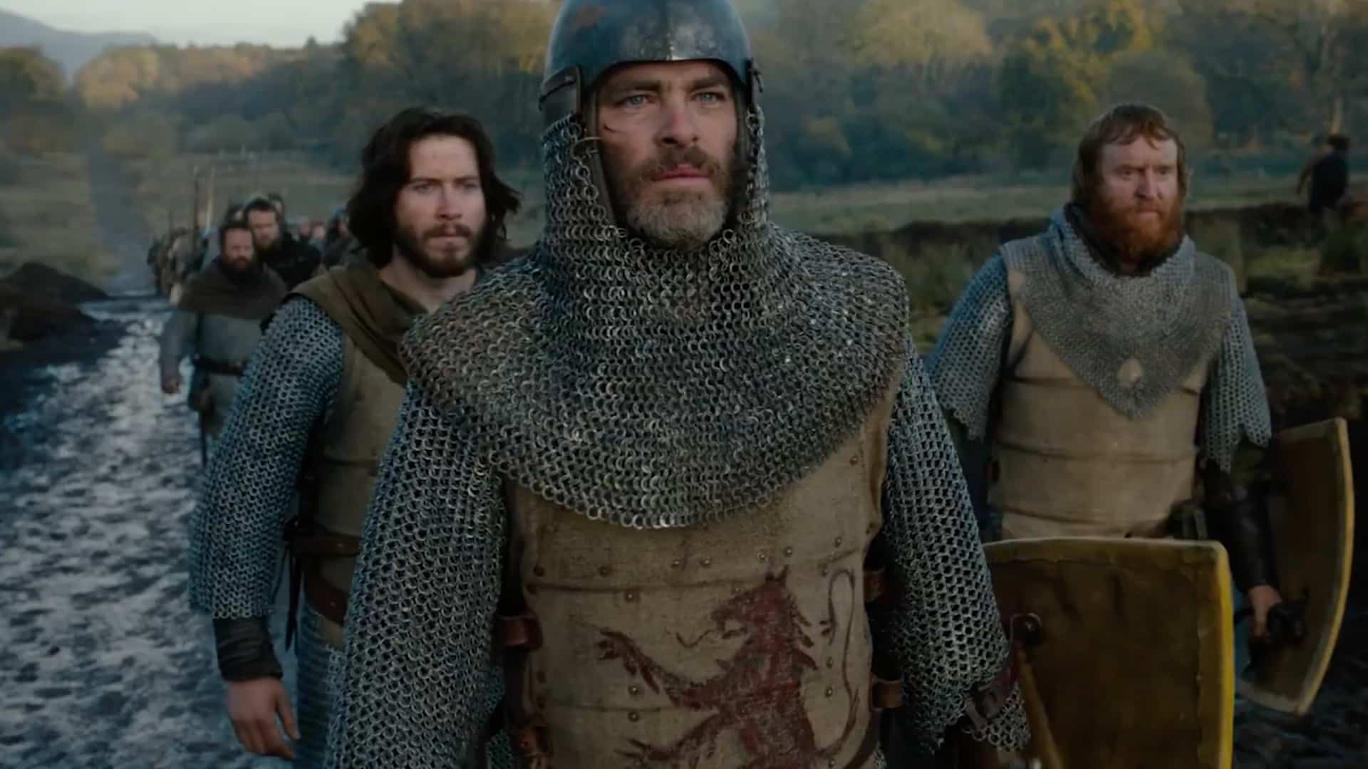 Outlaw King – Chris Pine sulla scena di nudo frontale nel film